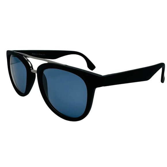 7037 | Black Browline Sunglasses - Picture 2 of 5